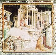 GADDI, Taddeo Presentation of Mary in the Temple dsg Spain oil painting artist
